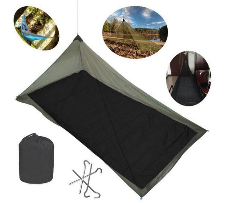 Cheap Goat Tents Summer Hung Dome Mosquito Net Polyester Mesh Fabric Home Outdoor Camping Garden Sleeping Repellent Net   